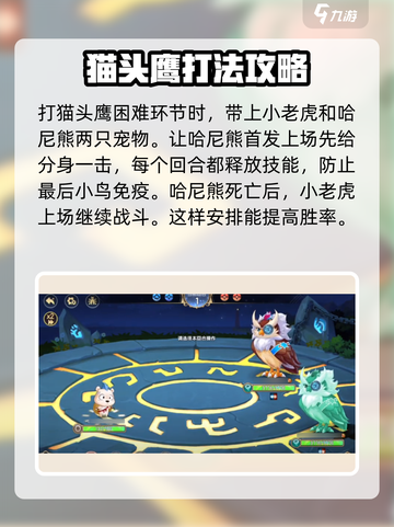 西普大陆手游困难猫头鹰怎么打介绍截图2