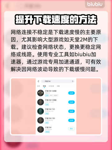 天堂2M下载慢？提速秘籍在这里！🔥🚀截图2