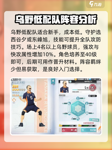 排球少年手游🔥乌野低配队最强阵容🔥截图2