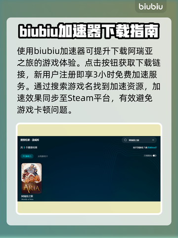 阿瑞亚之旅下载慢？⚡提速秘籍在这里！🎮截图2