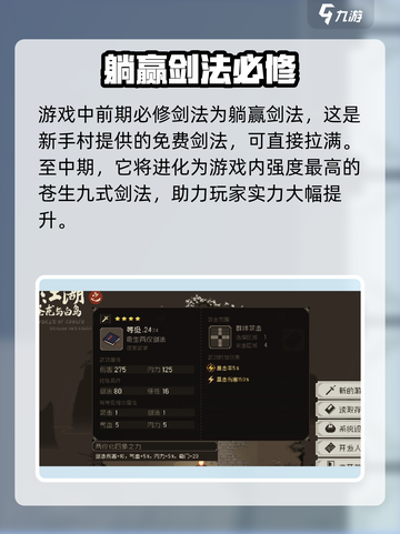 大江湖之苍龙与白鸟🔥剑法攻略秘籍💥截图2