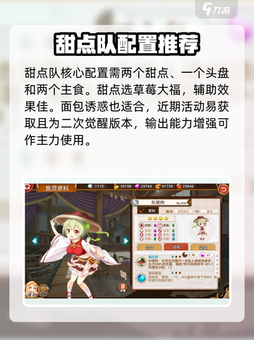 料理次元🔥前期推图阵容搭配攻略✨截图2