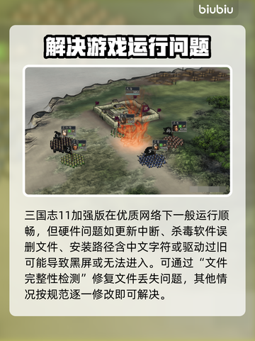 三国志11威力加强版黑屏解决办法✨🔥截图7