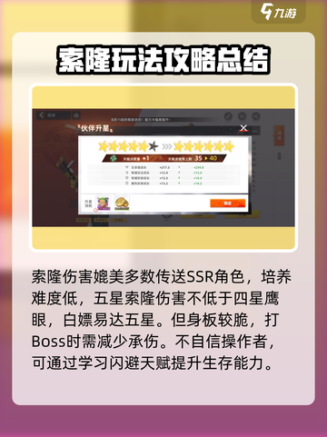 代号伙伴索隆怎么玩介绍截图2