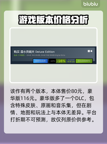 潜水员戴夫💰售价公开！游戏迷必看🔥截图2