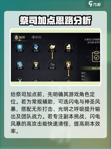 龙之谷世界祭司加点推荐介绍截图2