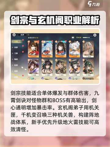 掌门下山开局流派选择技巧介绍截图2
