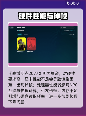 🎮赛博朋克掉帧卡顿？一招解决丝滑体验！截图3