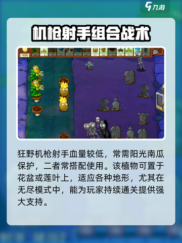 🎮植物大战僵尸杂交版：豌豆机枪实战攻略！💥截图4