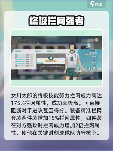 排球少年手游女川太郎怎么样介绍截图3