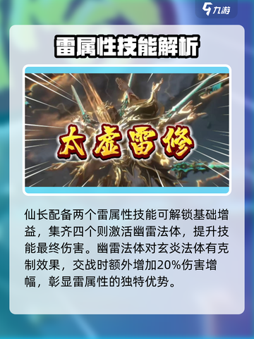 问剑长生雷修神通如何搭配介绍截图4