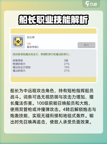 冒险岛枫之传说船长技能搭配介绍截图2
