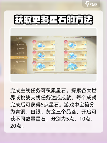 无限暖暖星石怎么获取介绍截图3