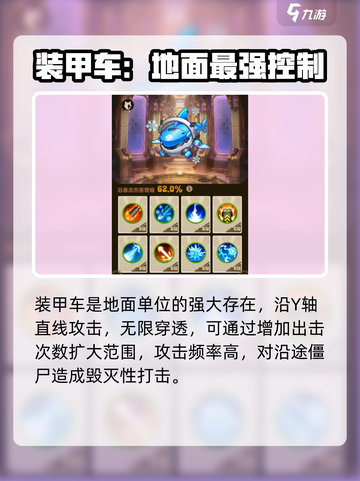 向僵尸开炮装甲车🔥玩法攻略来啦！快上车➡截图2