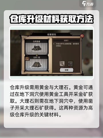 饥荒新家园仓库升级材料有哪些介绍截图3