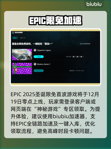🎁2025 Epic圣诞连送15天！免费游戏狂薅羊毛截图2