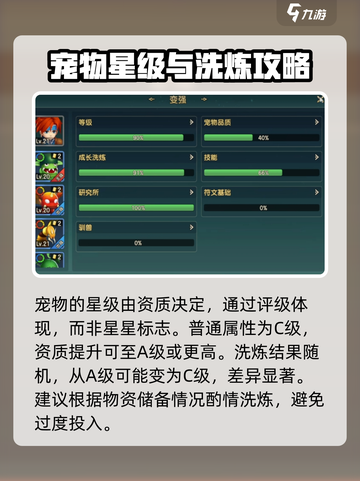 魔力宝贝复兴宠物升星怎么升介绍截图4