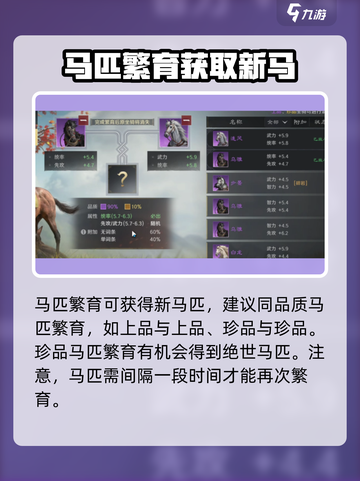 三国谋定天下御马苑养成攻略介绍截图6