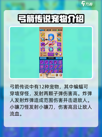 弓箭传说🔥宠物全攻略！游戏党必看👇截图2