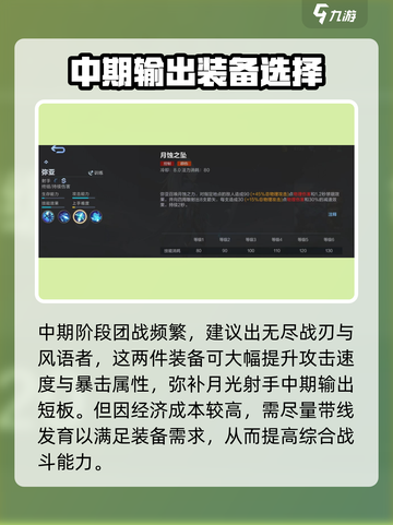 决胜巅峰！月光射手🔥超强出装攻略来了！截图2