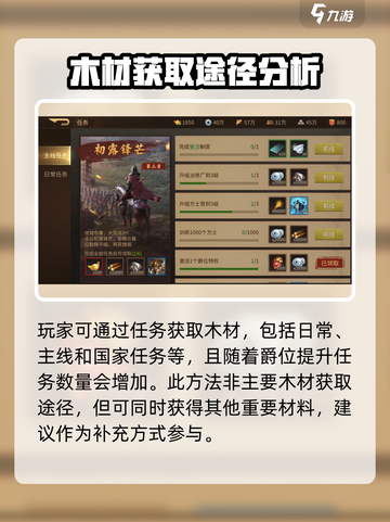 朕的江山2木材怎么获取介绍截图3