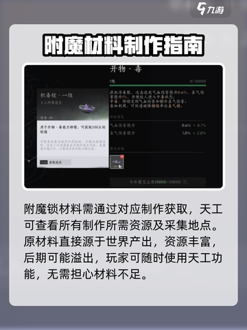 燕云十六声🔥天工玩法全解析，必看攻略！截图4