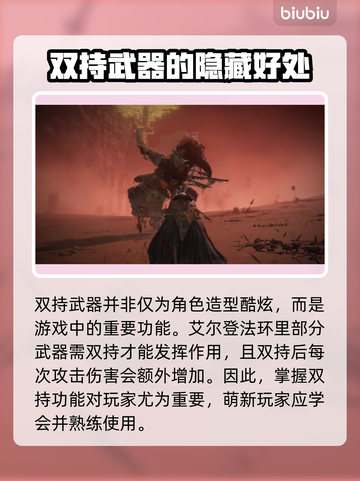 艾尔登法环双持武器按键教学来啦！新手必看🔥🎮截图3
