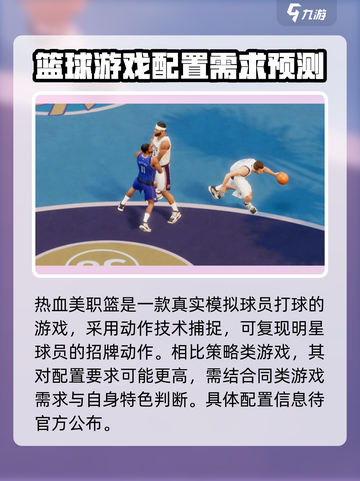 热血美职篮配置要求🔥低配电脑能玩吗？🏀截图4