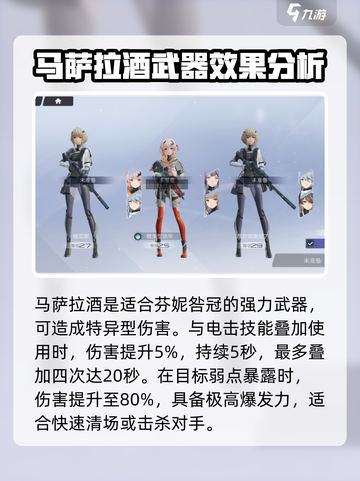 尘白禁区芬妮咎冠武器怎么选择介绍截图4