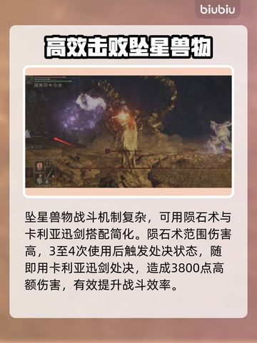 艾尔登法环黑夜君临坠星兽打法分享🌟💥截图2