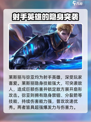 决胜巅峰射手有哪些介绍截图3