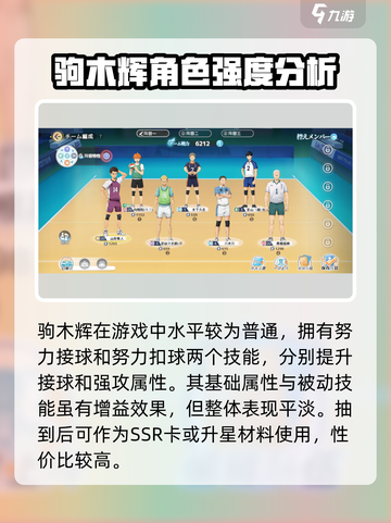 排球少年手游驹木辉怎么样介绍截图3