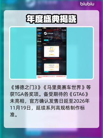 TGA 2025年度游戏揭晓！🔥截图6