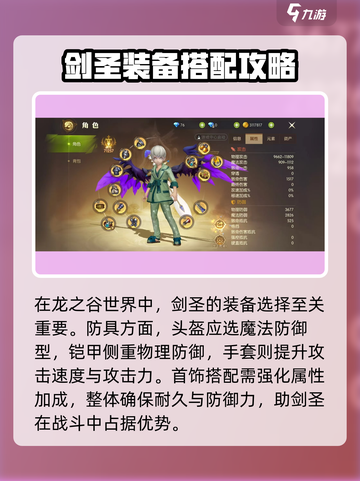 龙之谷世界🔥剑圣武器装备选择攻略！✨截图3