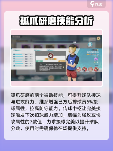 排球少年手游🔥孤爪研磨玩法揭秘✨角色超详细介绍！截图2