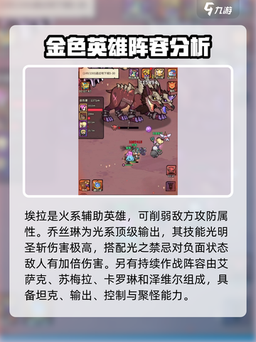 佣兵小镇最强阵容分享介绍截图3