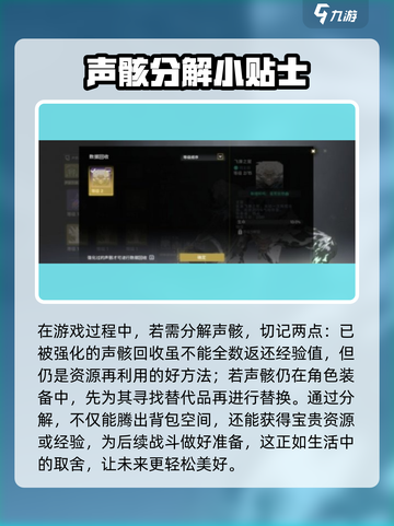 鸣潮🔥低级声骸分解全流程揭秘！玩家必看✨截图4