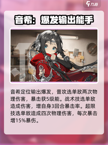 新月同行🔥音希强度解析｜值得培养的游戏角色✨截图2