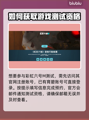 彩虹六号M测试资格获取方法🔥超简单！⚡截图2