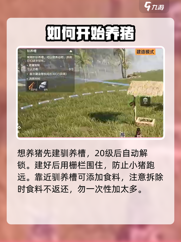 荒野起源养猪攻略介绍截图2