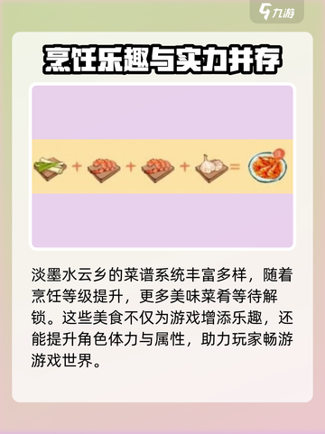 淡墨水云乡菜谱配方介绍介绍截图8