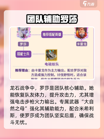 龙石战争罗莎怎么玩介绍截图2
