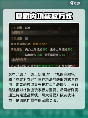 《大侠立志传》最强内功🔥助你称霸武林！截图4