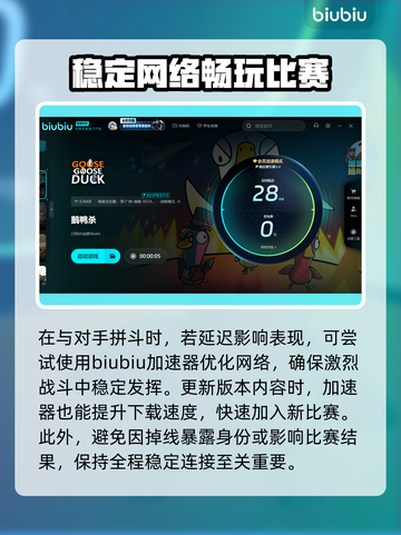 鹅鸭杀🎉加速器推荐，玩鹅鸭杀必看！截图4
