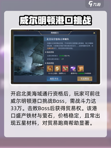 🎮黎明之海威尔明顿港口开启攻略！截图3