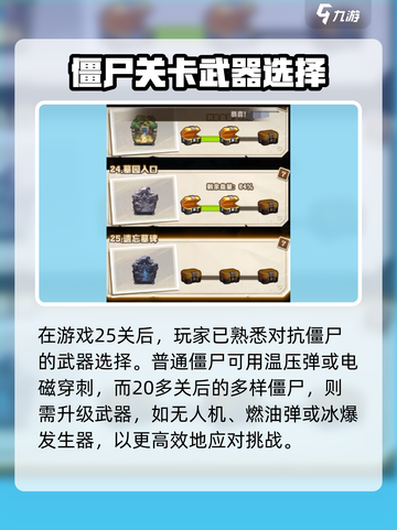 向僵尸开炮1-25关思路介绍截图4