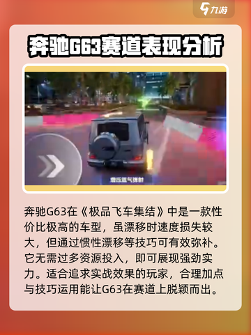 🔥《极品飞车》奔驰G63最强加点攻略🎉截图4
