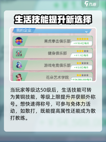 比特人生生活技能有哪些介绍截图4
