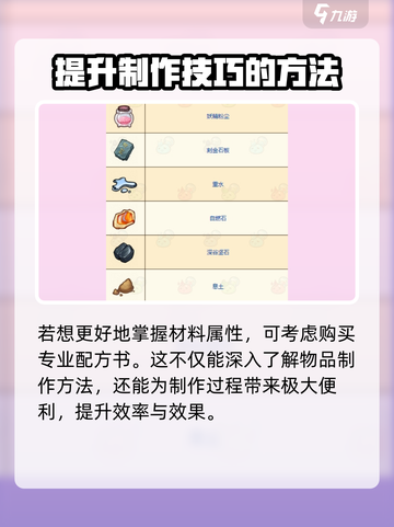 诺弗兰物语配方大全介绍截图3