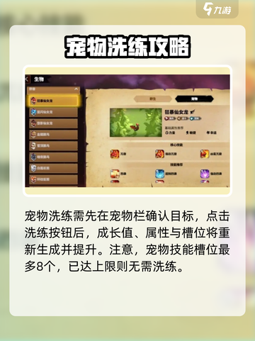万龙觉醒宠物洗练攻略介绍截图5